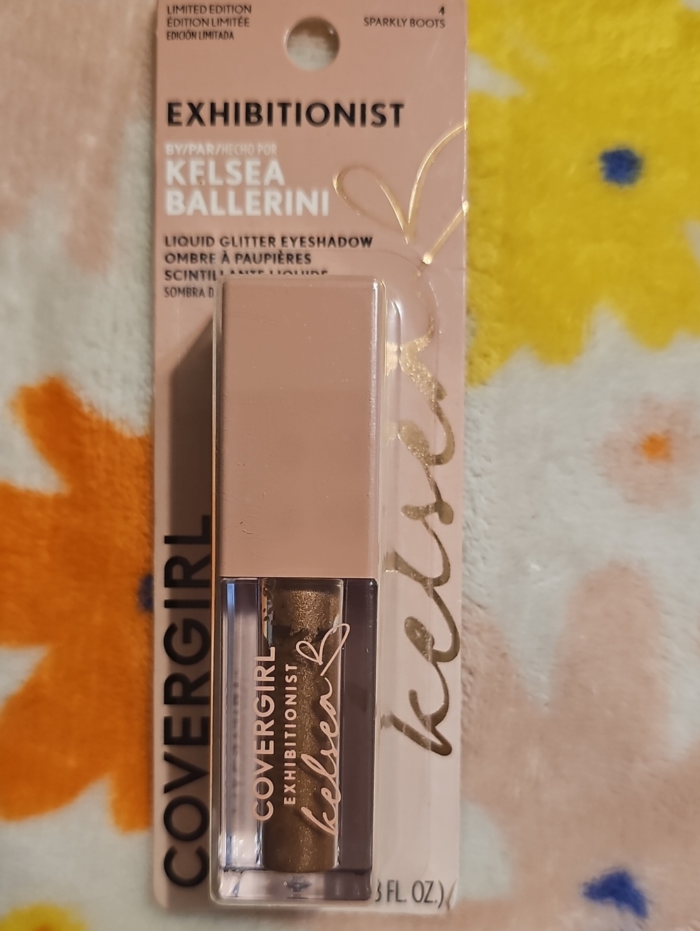 COVERGIRL Exhibitionist Liquid Glitter Eyeshadow in Sparkly Boots (Gold)